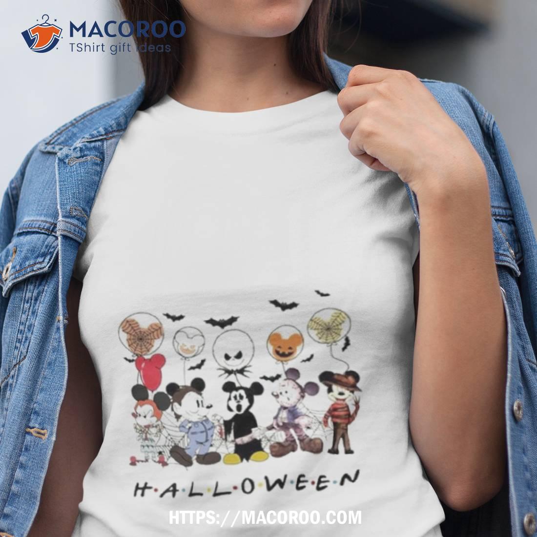 Women's Mickey & Friends Halloween Haunted House Crew Racerback