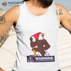 warning contains freedom and alcohol shirt tank top 3