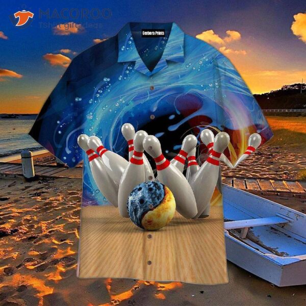 Water Bowling Hawaiian-style Shirt