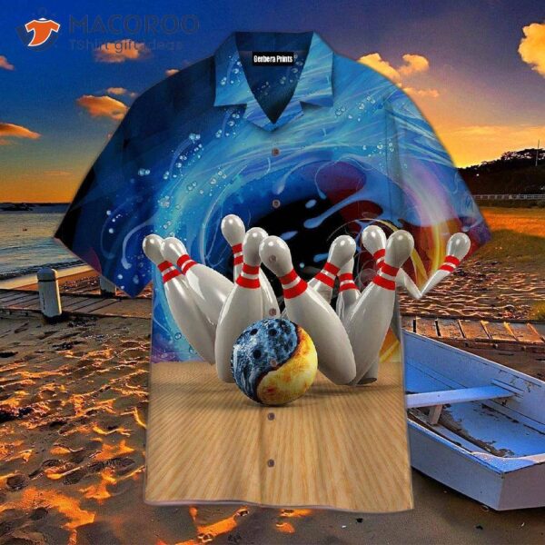 Water Bowling Hawaiian-style Shirt