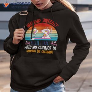 weekend forecast quilting with no chance of cooking or cleaning shirt hoodie 3