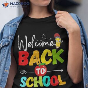 welcome back to school 2022 cute teachers students first day shirt tshirt