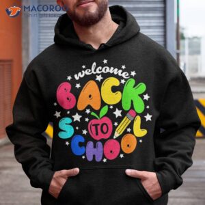 welcome back to school first day of teachers kids shirt hoodie