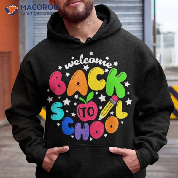 Welcome Back To School First Day Of Teachers Kids Shirt