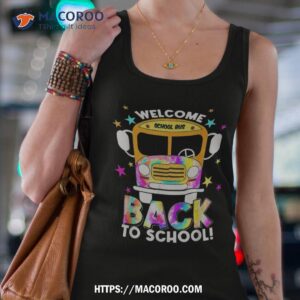 welcome back to school for bus drivers transportation dept shirt tank top 4