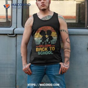 welcome back to school shirt first day of student tank top 2