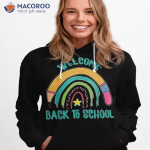 welcome back to school shirt funny teachers students gift hoodie 1 1