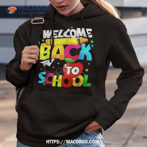 Welcome Back To School Tshirt Funny Student Teacher Love Kid Shirt