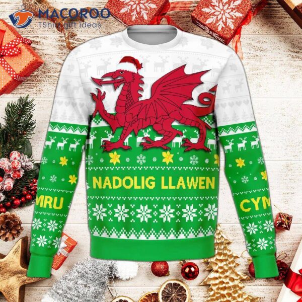 Welsh Ugly Christmas Sweater