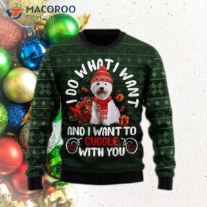 West Highland White Terrier Ugly Christmas Sweater