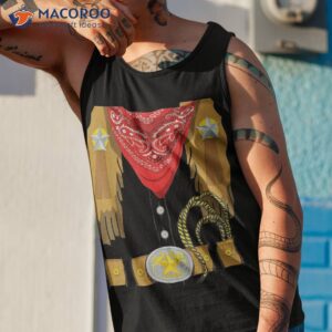 western cowboy halloween costume kids shirt tank top 1