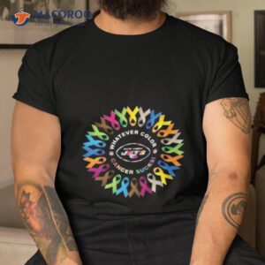 Whatever Color Cancer Sucks Nfl New York Jets 2023 Shirt