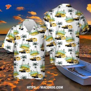 Wheel Trencher Construction Equipment Hawaiian Shirt