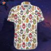 White Hawaiian Shirts Are A Colorful Easter Day Gift For Eggs.