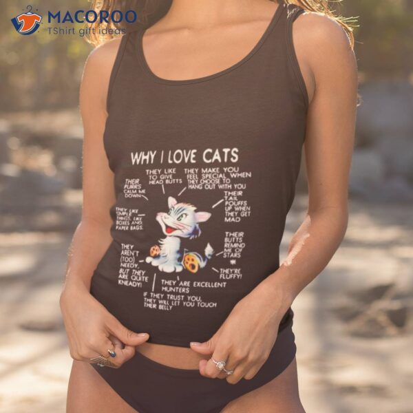 Why I Love Cats Shirt