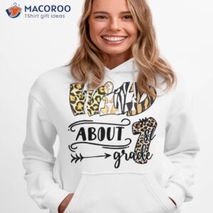 wild about 1st grade leopard back to school teacher kids shirt hoodie 1