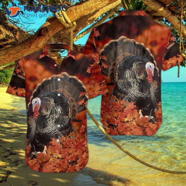 Wild Turkey Hawaiian Poultry Shirts