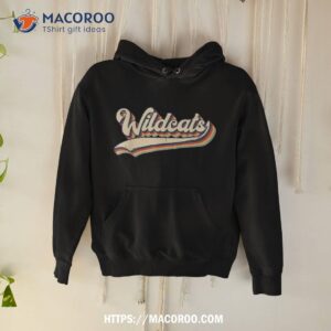 Wildcats School Sports Name Vintage Retro Gift Boy Shirt