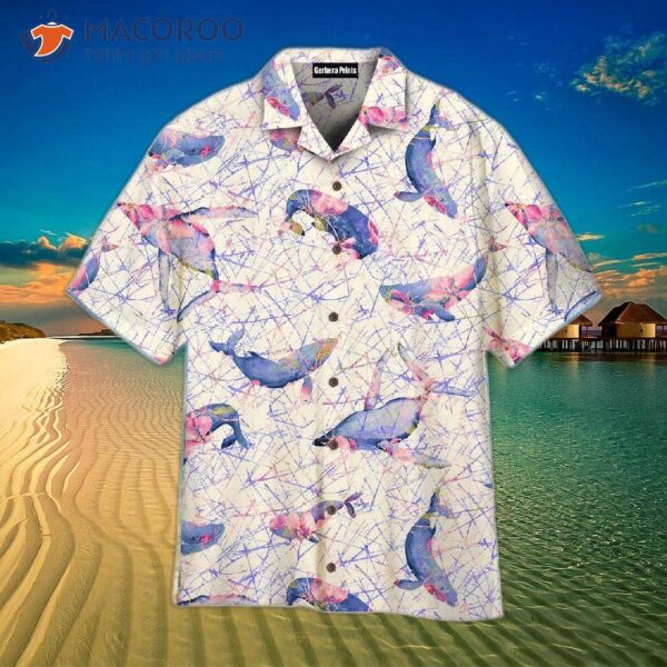 Wildlife, Whales, And Cherry Blossoms On Hawaiian Shirts