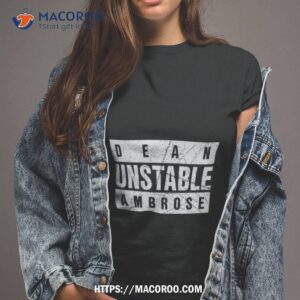 Will Freeark Wearing Dean Ambrose Unstable Shirt