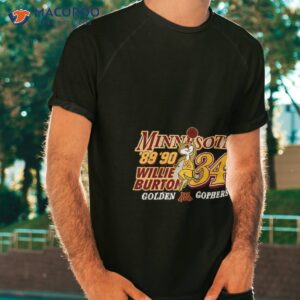 Willie Burton ’89 ’90 Minnesota Golden Gophers Shirt