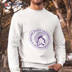 winona state university circle shirt sweatshirt