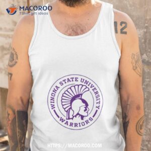 winona state university circle shirt tank top