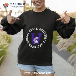 winona state university winona warriors purple shirt sweatshirt