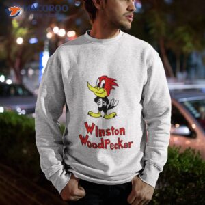 winston woodpecker with name shirt sweatshirt