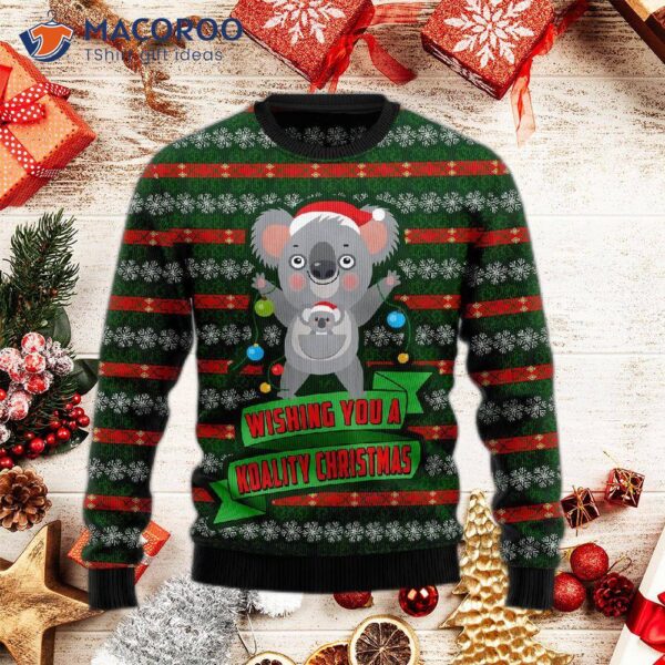 Wishing You A Quality Ugly Christmas Sweater