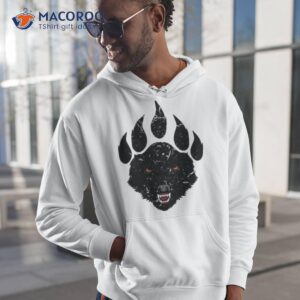 wolf claw black prinshirt hoodie 1