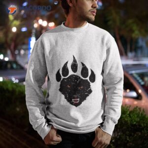 wolf claw black prinshirt sweatshirt