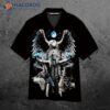 Wolf, Dog, And Eagle Native American Indian Hawaiian Shirts
