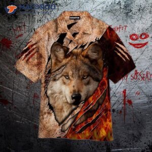 Wolf, Dog, And Scratch Hawaiian Shirts