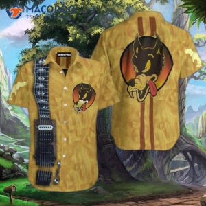 wolf guitars and yellow hawaiian shirts 0