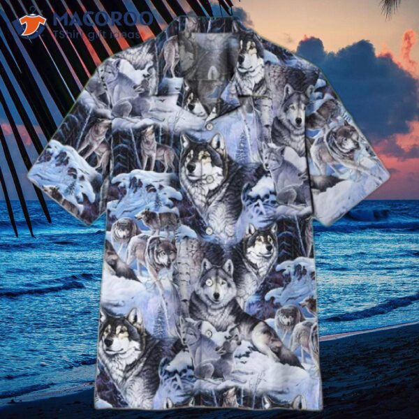 Wolf Hawaiian Shirts