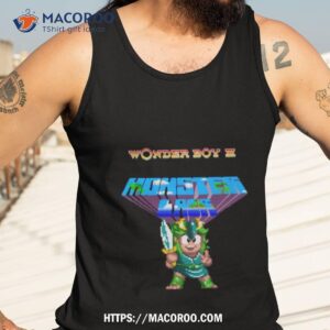 wonderboy 3 funny game pixel shirt tank top 3