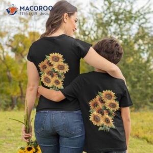 Yellow Sunflower Cute Summer Sun Flowers Floral Positivity Shirt