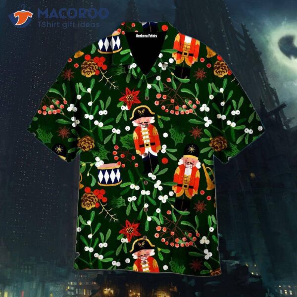 “you And Me, We Got These Christmas Night Pattern Green Red Hawaiian Shirts!”