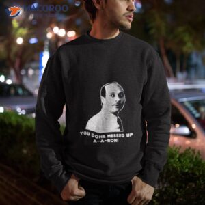 you done messed up jordan peele shirt sweatshirt