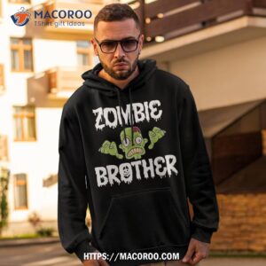 zombie brother matching family halloween shirt cute spooky hoodie 2