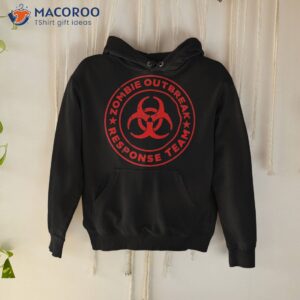 zombie outbreak response team funny apocalypse shirt hoodie