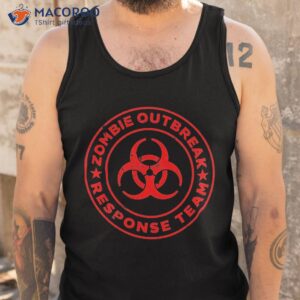 zombie outbreak response team funny apocalypse shirt tank top