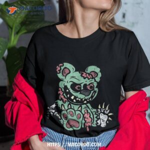 zombie teddy bear halloween costume scary spooky monster shirt halloween gifts for students tshirt