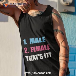 1 male 2 female that s ishirt tank top 1