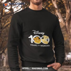 100 years of wonder nala simba logo shirt sweatshirt