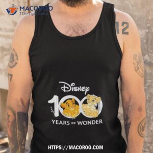 100 years of wonder nala simba logo shirt tank top