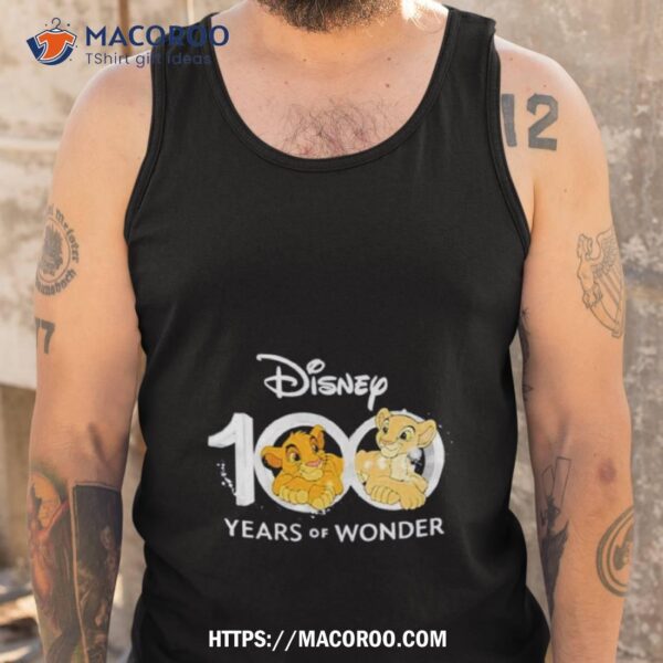 100 Years Of Wonder Nala Simba Logo Shirt