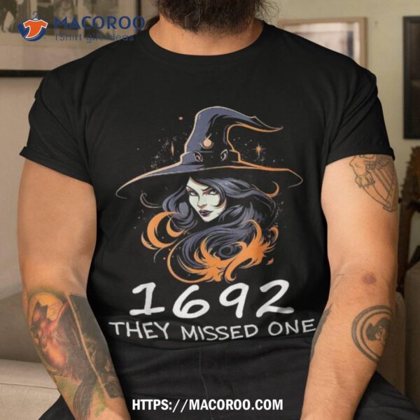 1692 They Missed One Funny Salem Halloween Shirt, Halloween Treat Gifts