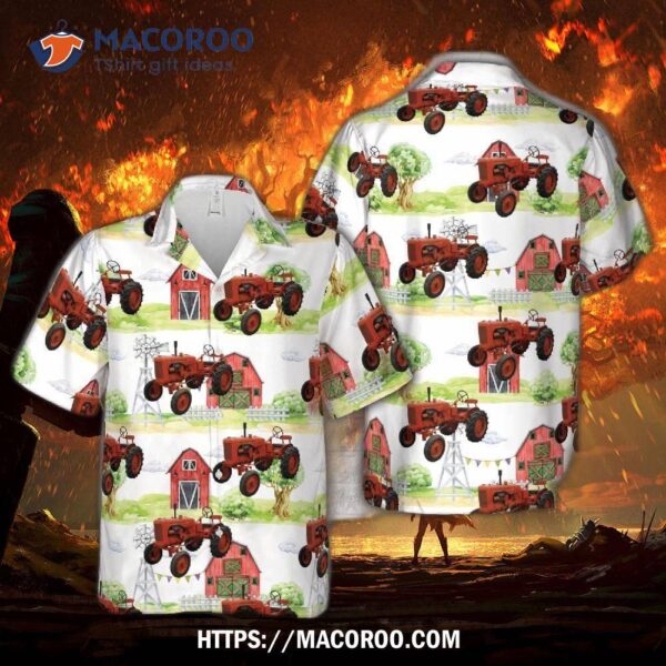 1948 Allis Chalmers Model B Hawaiian Shirt